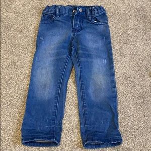 Washed jeans for 2T toddler boy